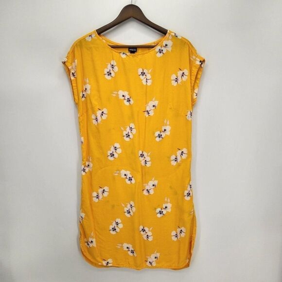 Patagonia Dresses & Skirts - Patagonia Womens Yellow June Lake Floral Short Mini Dress Pockets Size Small